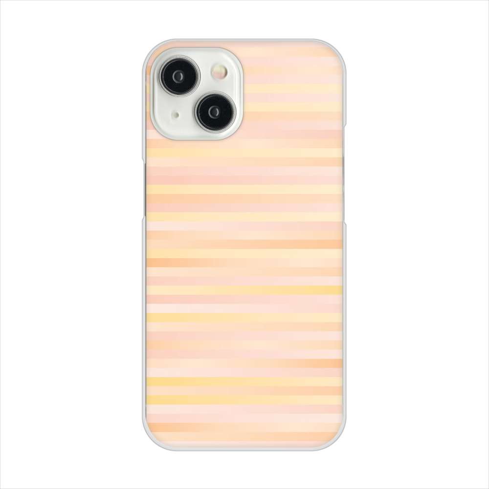 iPhone 15 グラデーションボーダー ハードケース 背面印刷