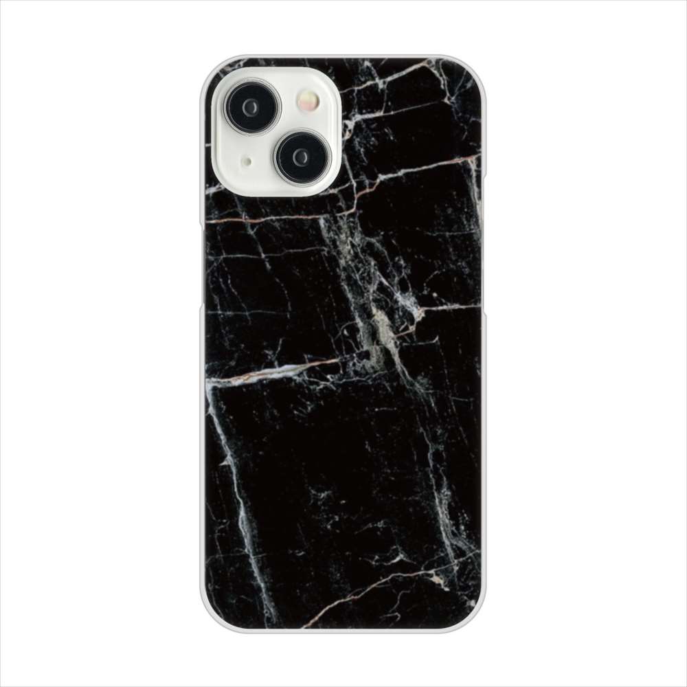 iPhone 15 大理石BK ハードケース 背面印刷