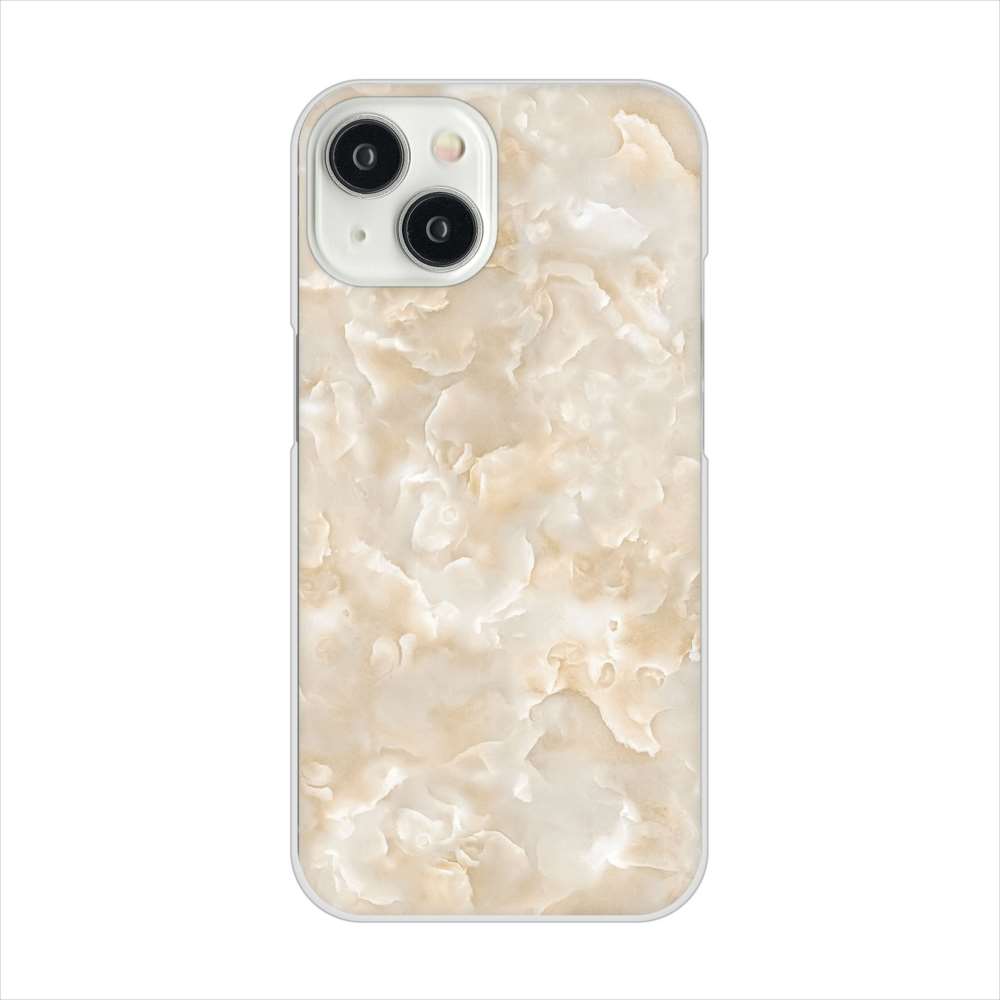 iPhone 15 大理石BK ハードケース 背面印刷