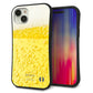 iPhone 15 Plus スマホケース 「SEA Grip」 グリップケース Sライン 【450 生ビール】 UV印刷