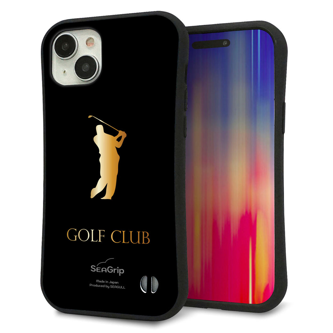 iPhone 15 Plus スマホケース 「SEA Grip」 グリップケース Sライン 【610 GOLFCLUB】 UV印刷