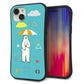 iPhone 15 Plus スマホケース 「SEA Grip」 グリップケース Sライン 【FD831 アニマルサマー シロクマ】 UV印刷