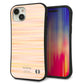 iPhone 15 Plus スマホケース 「SEA Grip」 グリップケース Sライン 【IB909 グラデーションボーダー_オレンジ】 UV印刷