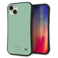 iPhone 15 Plus スマホケース 「SEA Grip」 グリップケース Sライン 【KM931 くすみカラー グリーン】 UV印刷