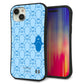 iPhone 15 Plus スマホケース 「SEA Grip」 グリップケース Sライン 【MA917 パターン ペンギン】 UV印刷