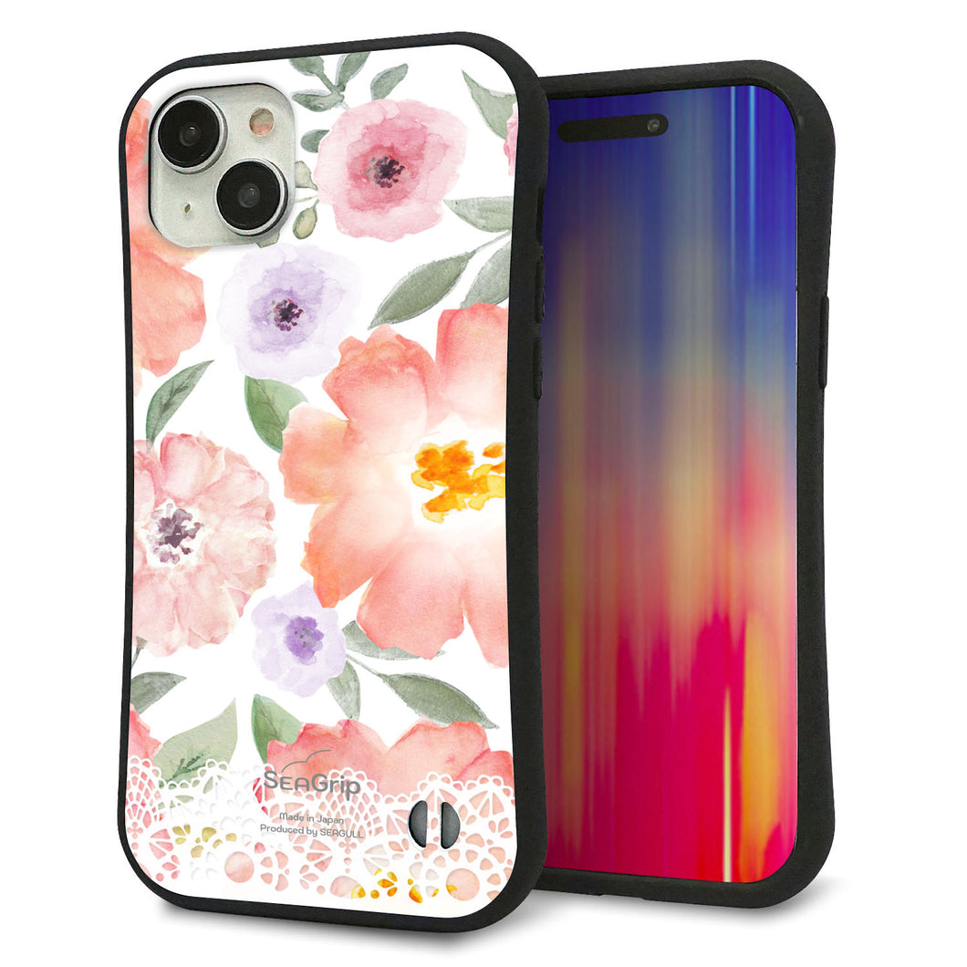 iPhone 15 Plus スマホケース 「SEA Grip」 グリップケース Sライン 【SC944 ドゥ・パフューム２】 UV印刷