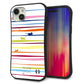 iPhone 15 Plus スマホケース 「SEA Grip」 グリップケース Sライン 【YA893 ストライプネコ02 L】 UV印刷