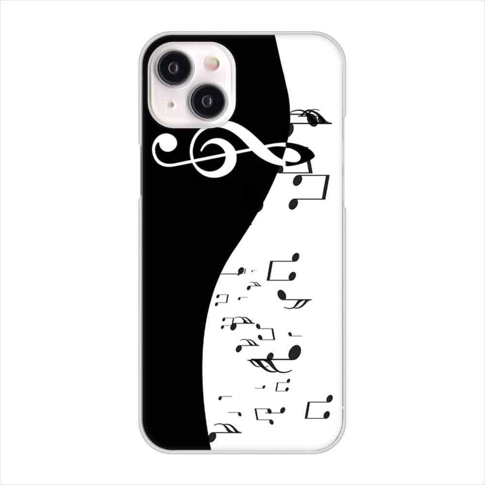 iPhone 15 Plus 音符 ハードケース 背面印刷