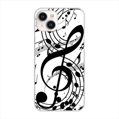 iPhone 15 Plus 音符 ハードケース 背面印刷