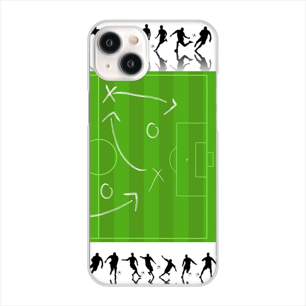 iPhone 15 Plus 304 サッカー戦略ボード ハードケース 背面印刷