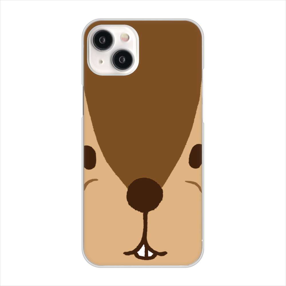 iPhone 15 Plus ドアップアニマル ハードケース 背面印刷