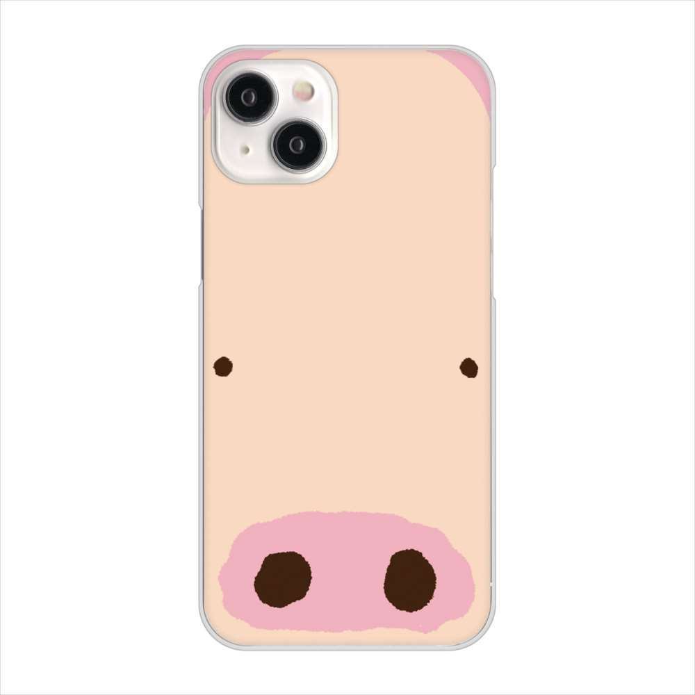 iPhone 15 Plus ドアップアニマル ハードケース 背面印刷
