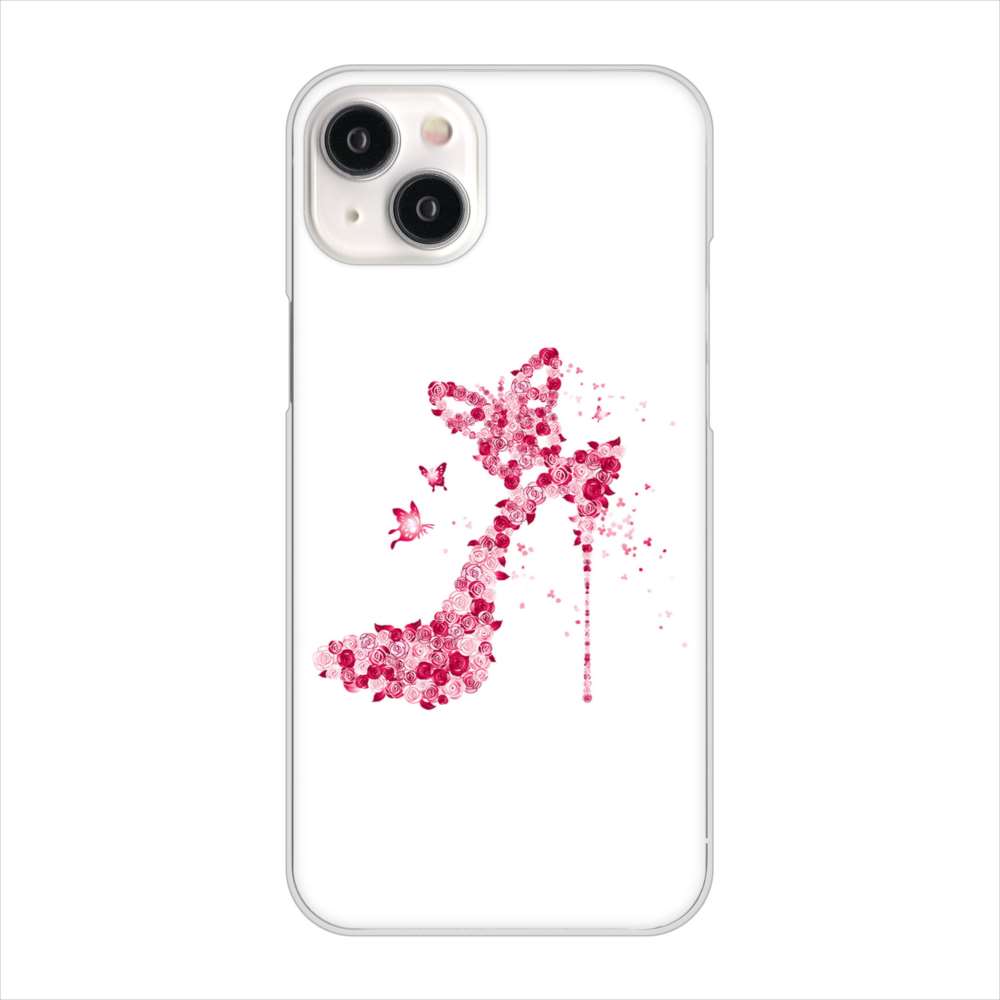 iPhone 15 Plus 387 薔薇のハイヒール ハードケース 背面印刷