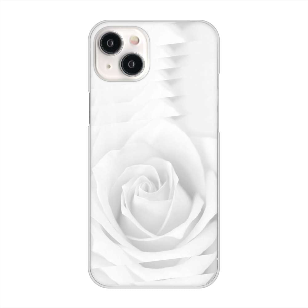 iPhone 15 Plus バラ ハードケース 背面印刷
