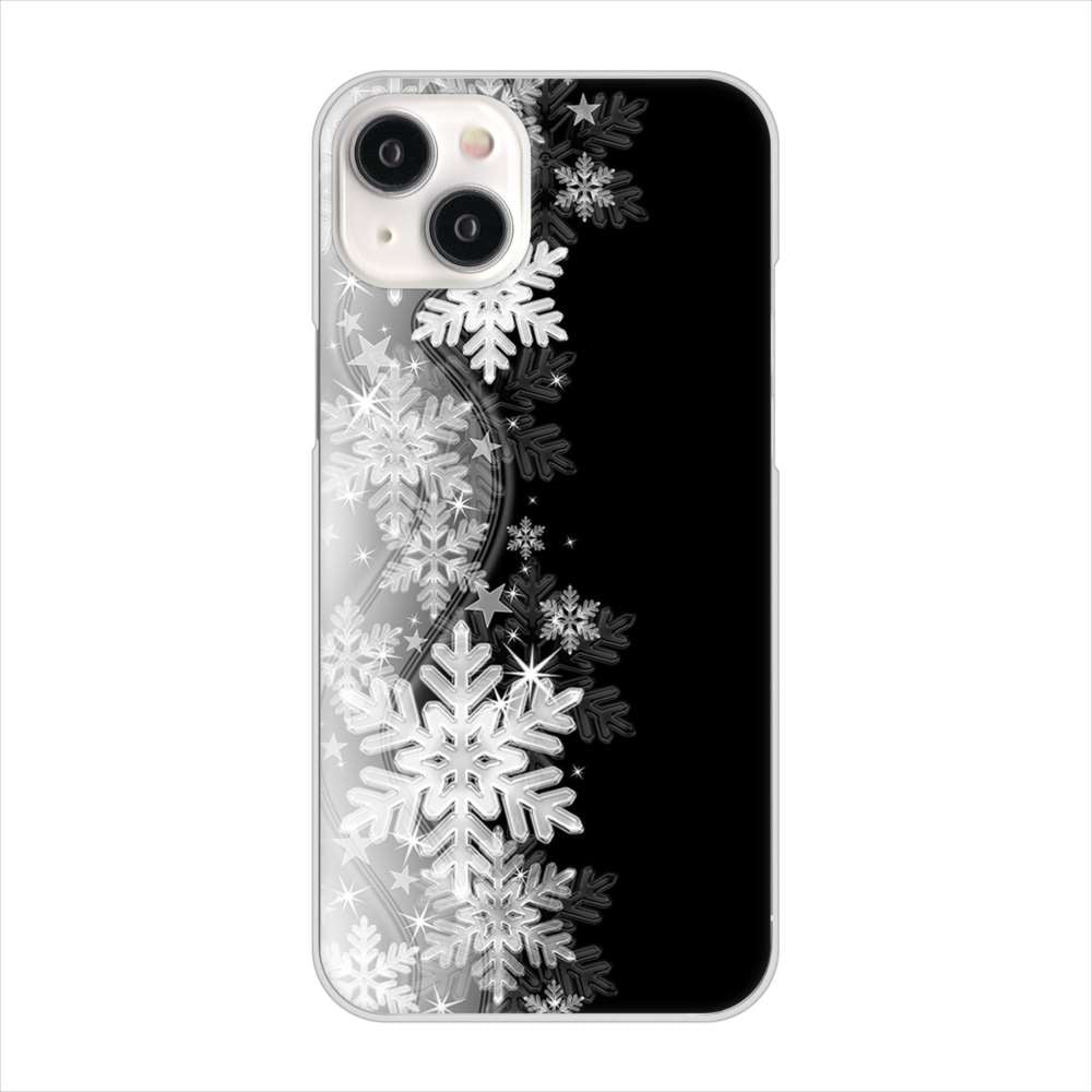 iPhone 15 Plus 603 白銀と闇 ハードケース 背面印刷