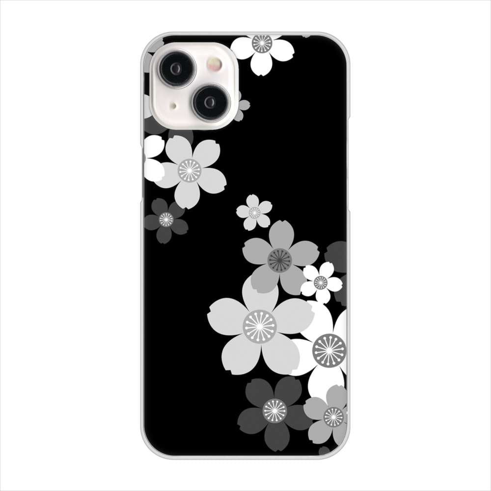 iPhone 15 Plus 1334 桜のフレーム ハードケース 背面印刷