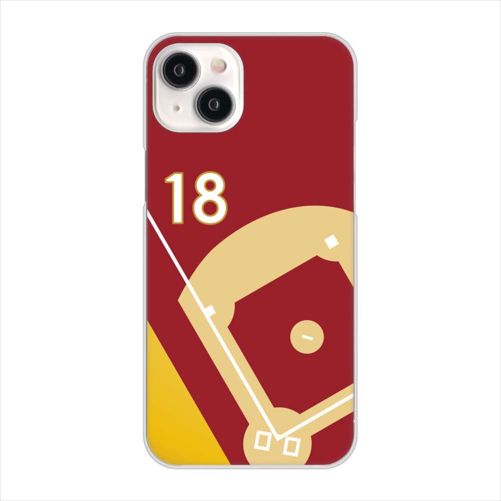iPhone 15 Plus baseball ハードケース 背面印刷