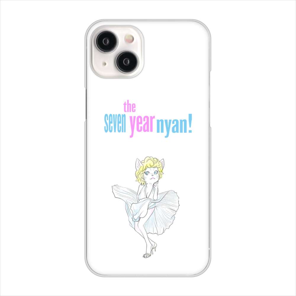 iPhone 15 Plus おしゃれにゃん ハードケース 背面印刷