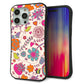 iPhone 15 Pro Max スマホケース 「SEA Grip」 グリップケース Sライン 【323 小鳥と花】 UV印刷