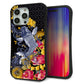 iPhone 15 Pro Max スマホケース 「SEA Grip」 グリップケース Sライン 【1028 牡丹と鯉】 UV印刷