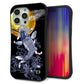 iPhone 15 Pro Max スマホケース 「SEA Grip」 グリップケース Sライン 【1030 月と鯉】 UV印刷