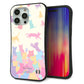 iPhone 15 Pro Max スマホケース 「SEA Grip」 グリップケース Sライン 【AG885 ネコ積もり マルチカラー】 UV印刷