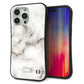 iPhone 15 Pro Max スマホケース 「SEA Grip」 グリップケース Sライン 【KM871 大理石WH】 UV印刷