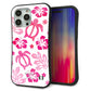 iPhone 15 Pro Max スマホケース 「SEA Grip」 グリップケース Sライン 【SC879 ハワイアンアロハホヌ（ピンク）】 UV印刷