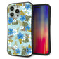 iPhone 15 Pro Max スマホケース 「SEA Grip」 グリップケース Sライン 【SC883 ハワイアンアロハレトロ（ブルー）】 UV印刷