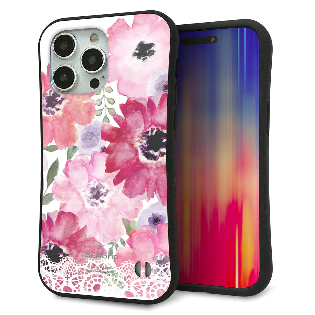 iPhone 15 Pro Max スマホケース 「SEA Grip」 グリップケース Sライン 【SC943 ドゥ・パフューム１】 UV印刷