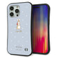 iPhone 15 Pro Max スマホケース 「SEA Grip」 グリップケース Sライン 【SC967 Lady Rabbit ブルーグレイ ガラプリhp】 UV印刷