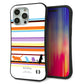 iPhone 15 Pro Max スマホケース 「SEA Grip」 グリップケース Sライン 【YA887 ストライプネコ01】 UV印刷