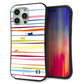 iPhone 15 Pro Max スマホケース 「SEA Grip」 グリップケース Sライン 【YA893 ストライプネコ02 L】 UV印刷