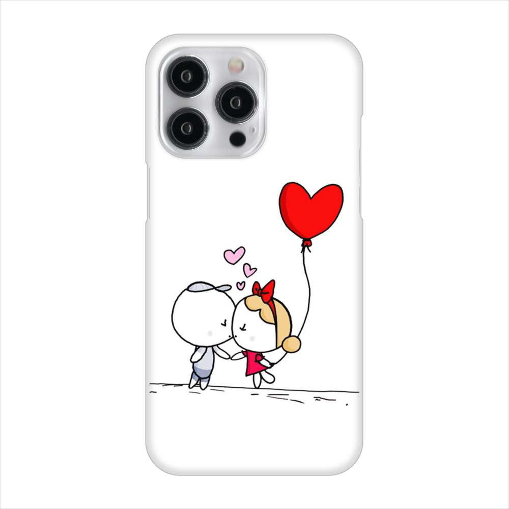 iPhone 15 Pro Max カップル ハードケース 背面印刷