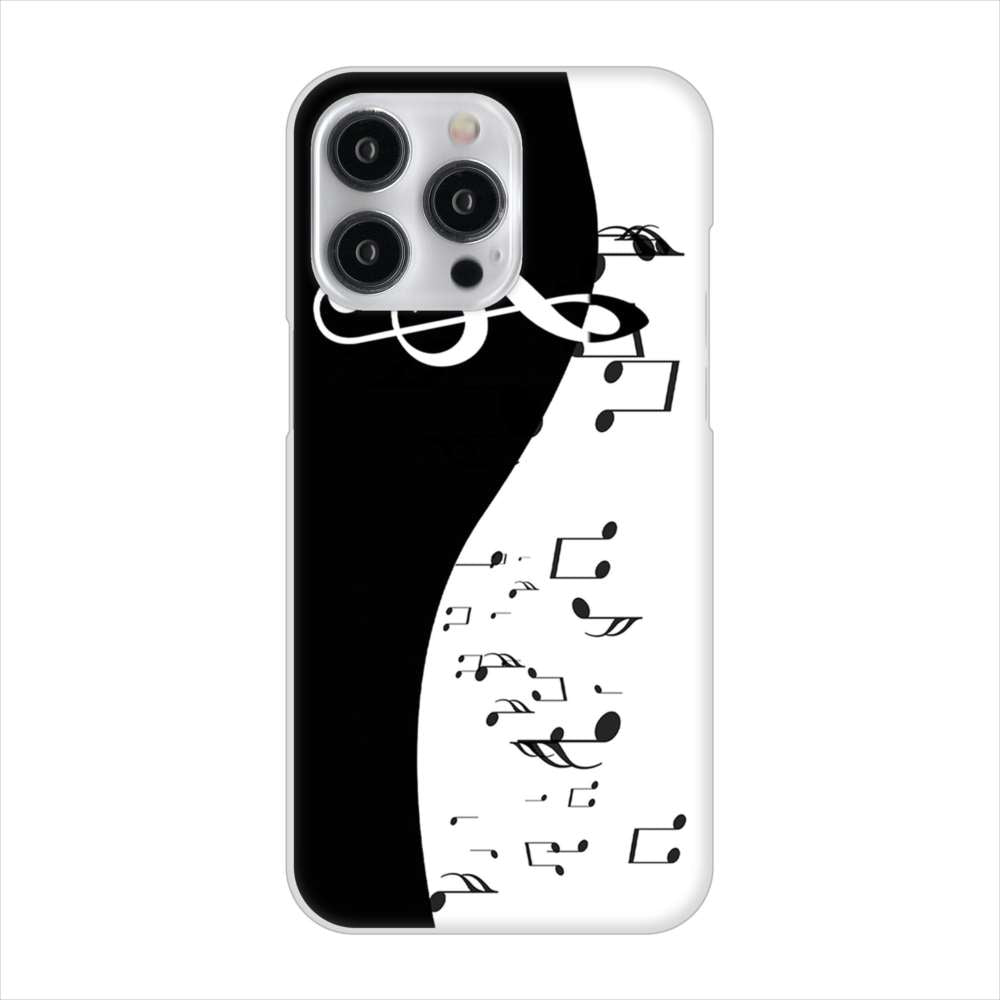 iPhone 15 Pro Max 音符 ハードケース 背面印刷
