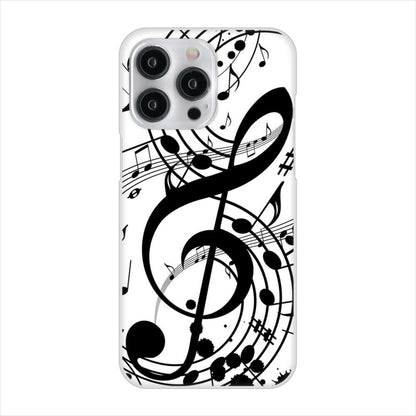 iPhone 15 Pro Max 音符 ハードケース 背面印刷