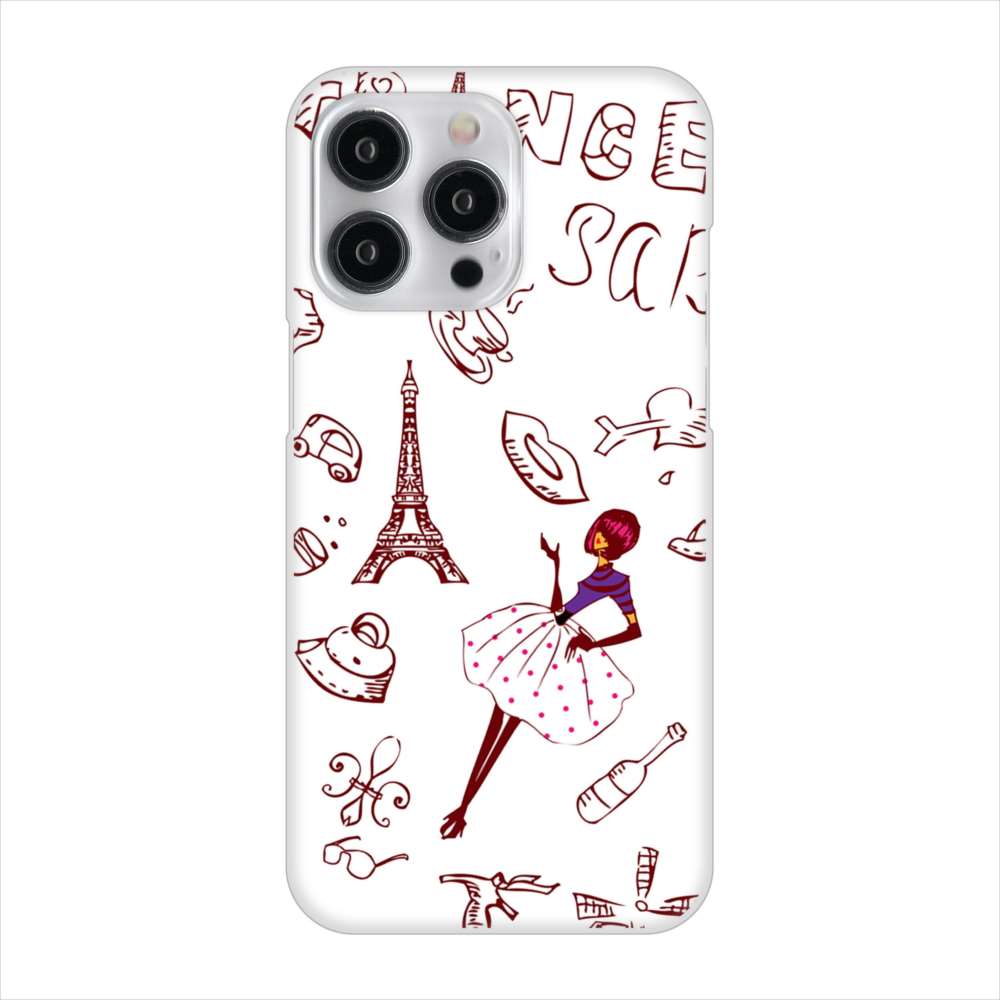 iPhone 15 Pro Max LOVE フランス ハードケース 背面印刷