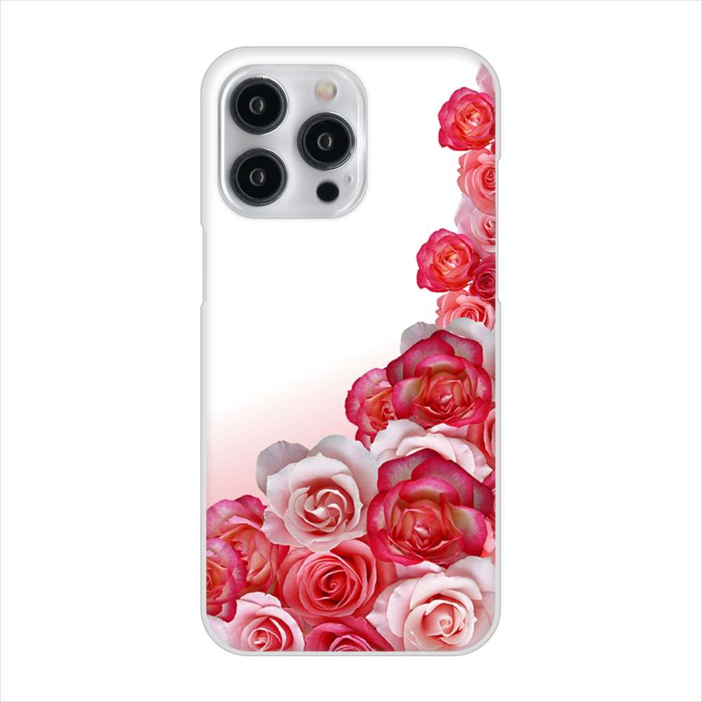 iPhone 15 Pro Max ロマンチックなバラ ハードケース 背面印刷