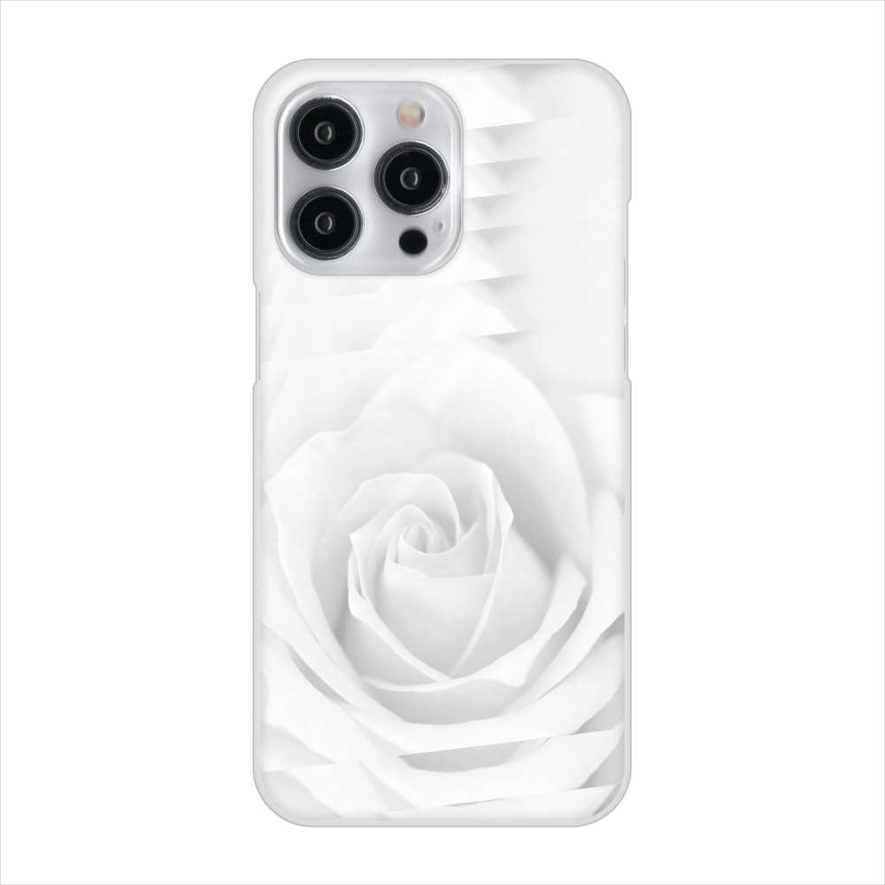 iPhone 15 Pro Max バラ ハードケース 背面印刷