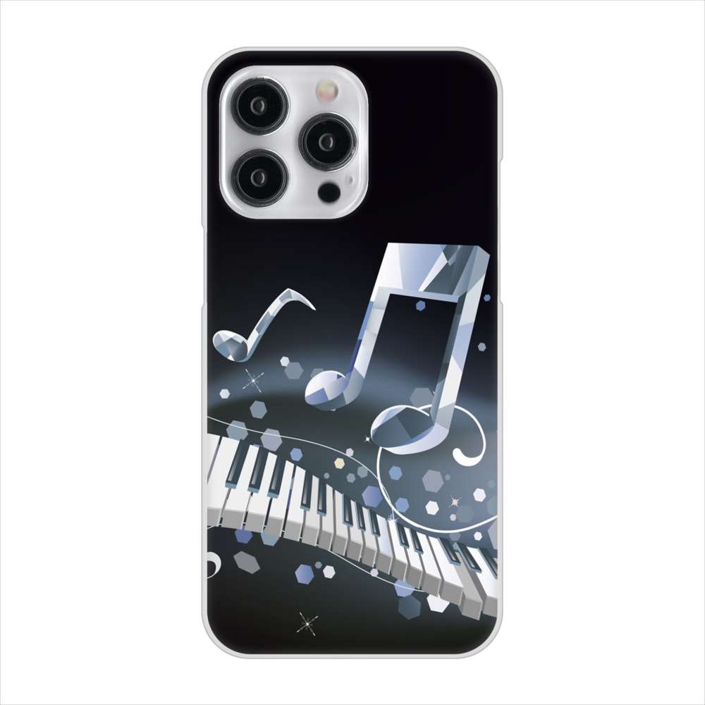iPhone 15 Pro Max 音符 ハードケース 背面印刷