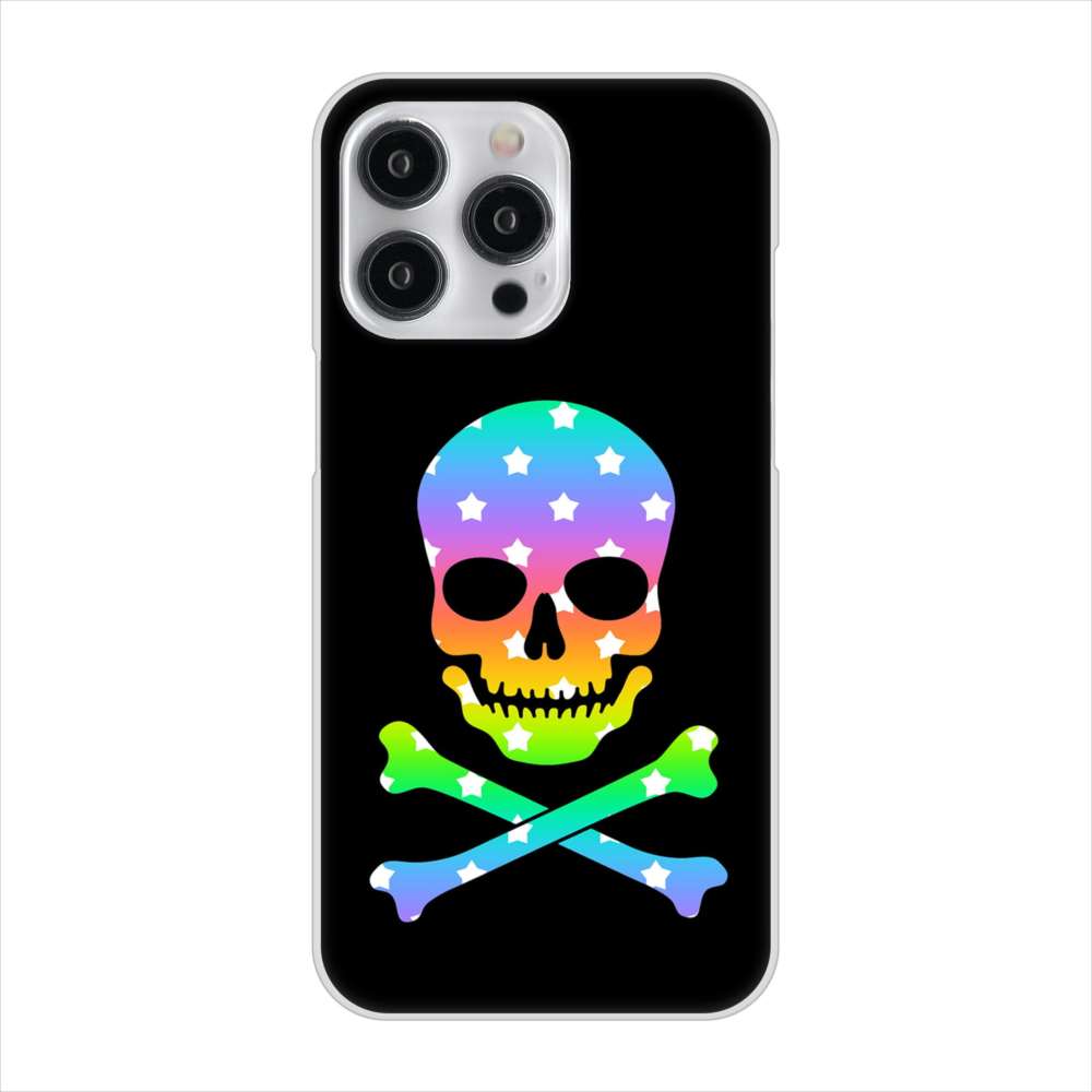 iPhone 15 Pro Max ドクロフレーム ハードケース 背面印刷