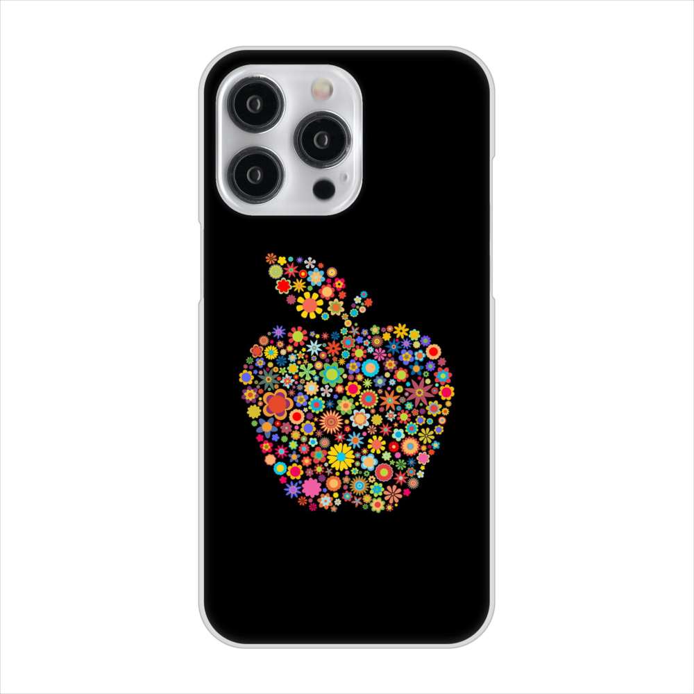 iPhone 15 Pro Max 1195 カラフルアップル ハードケース 背面印刷