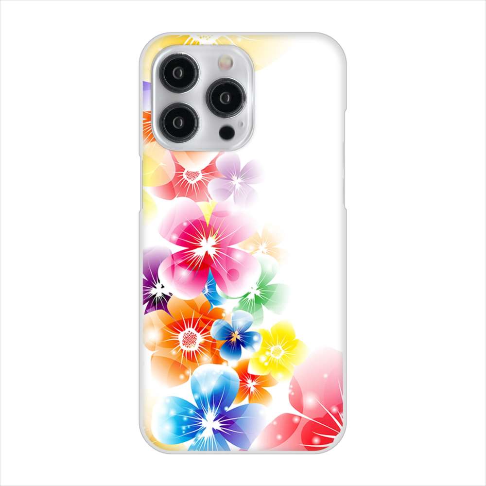 iPhone 15 Pro Max 1209 光と花 ハードケース 背面印刷