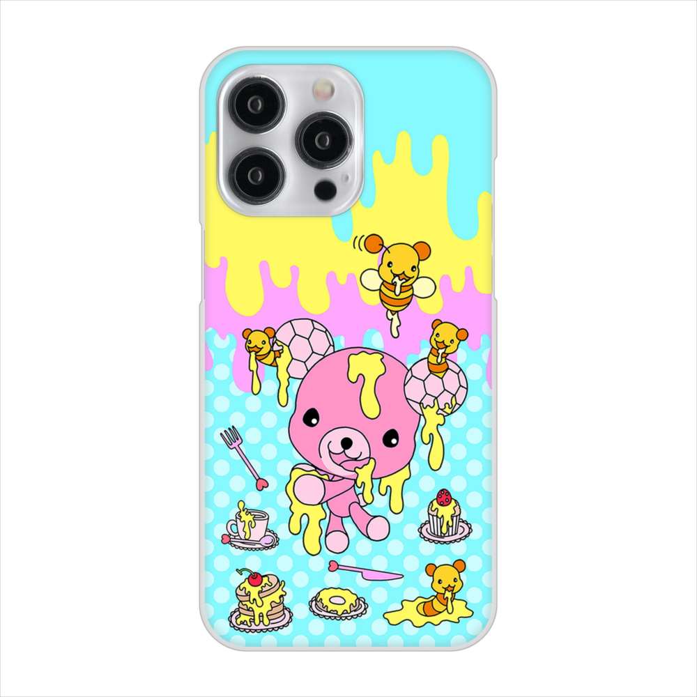 iPhone 15 Pro Max むかいあぐる ハニベア ハードケース 背面印刷