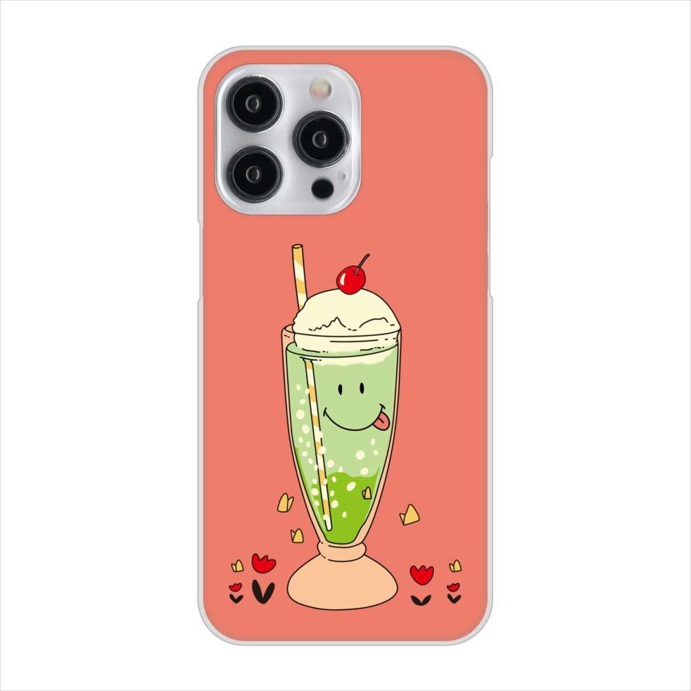 iPhone 15 Pro Max スイーツイラスト ハードケース 背面印刷