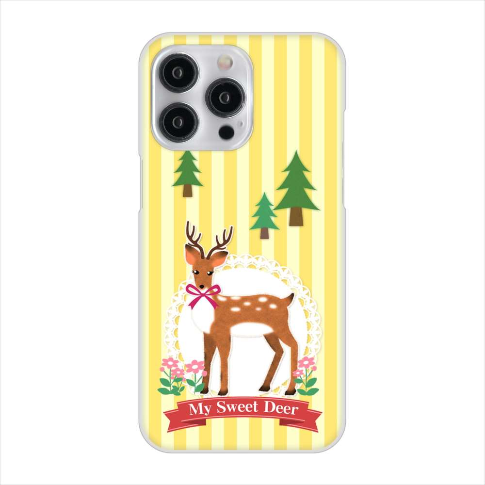 iPhone 15 Pro Max SC826 森の鹿 ハードケース 背面印刷