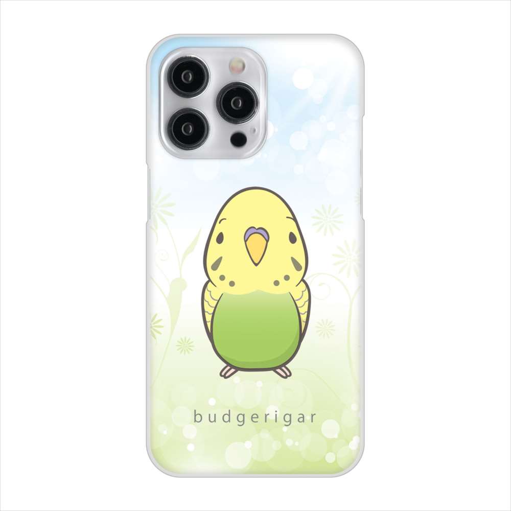 iPhone 15 Pro Max セキセイインコ ハードケース 背面印刷