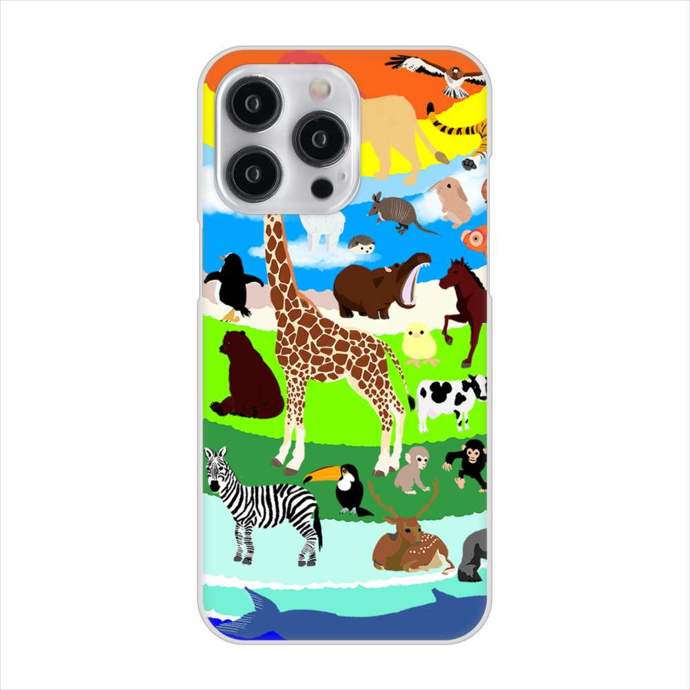 iPhone 15 Pro Max YJ201 アニマルプラネット ハードケース 背面印刷