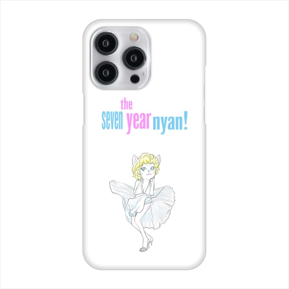 iPhone 15 Pro Max おしゃれにゃん ハードケース 背面印刷