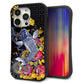 iPhone 15 Pro スマホケース 「SEA Grip」 グリップケース Sライン 【1028 牡丹と鯉】 UV印刷